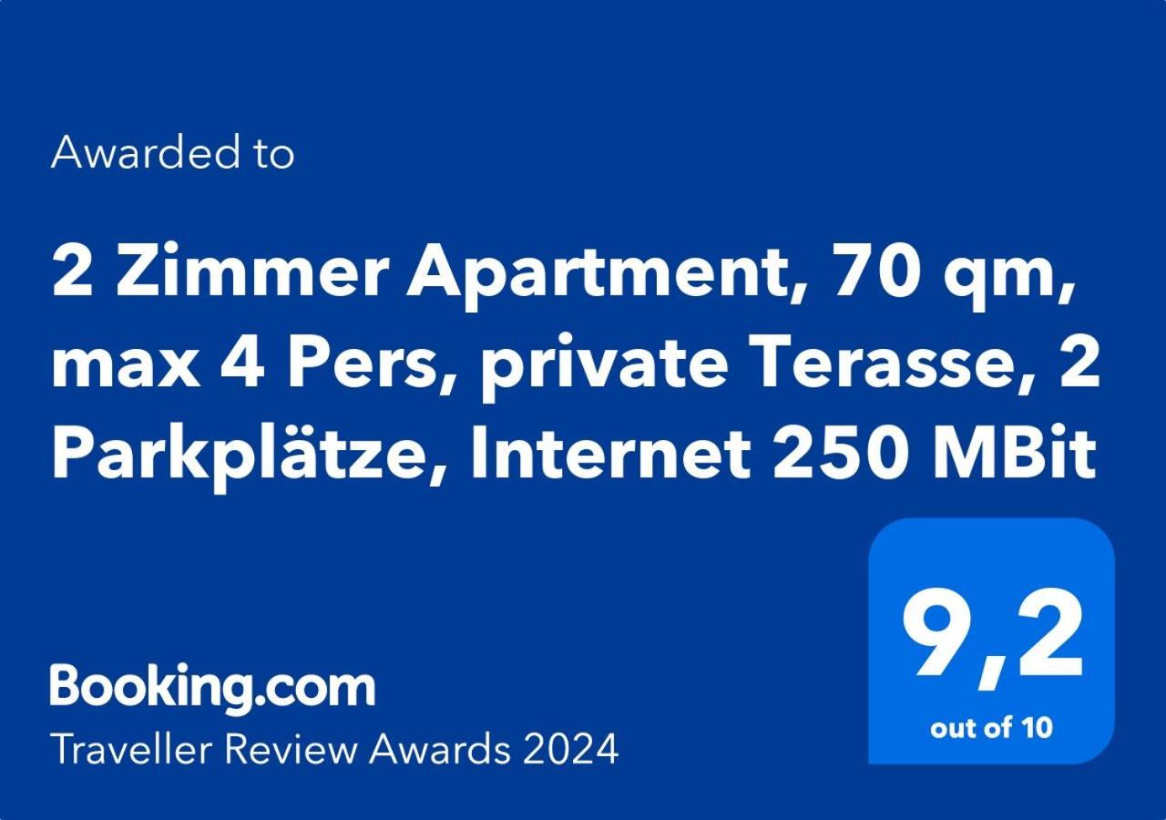 2 Zimmer Apartment, 70 Qm, Max 4 Pers, Private Terasse, 2 Parkplaetze, Internet 250 Mbit Gärtringen Exteriör bild